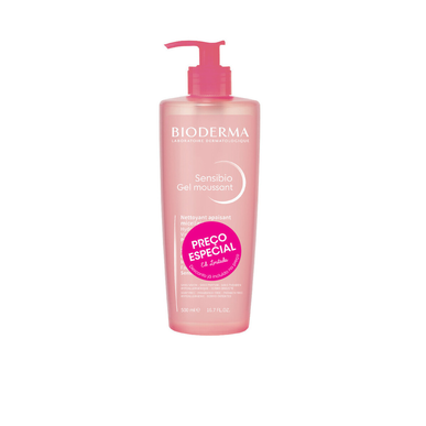 Bioderma Sensibio Gel Moussant Nettoyant Apaisant Rauhoittava Kasvojenpuhdistusgeeli 500 ml 500 ml