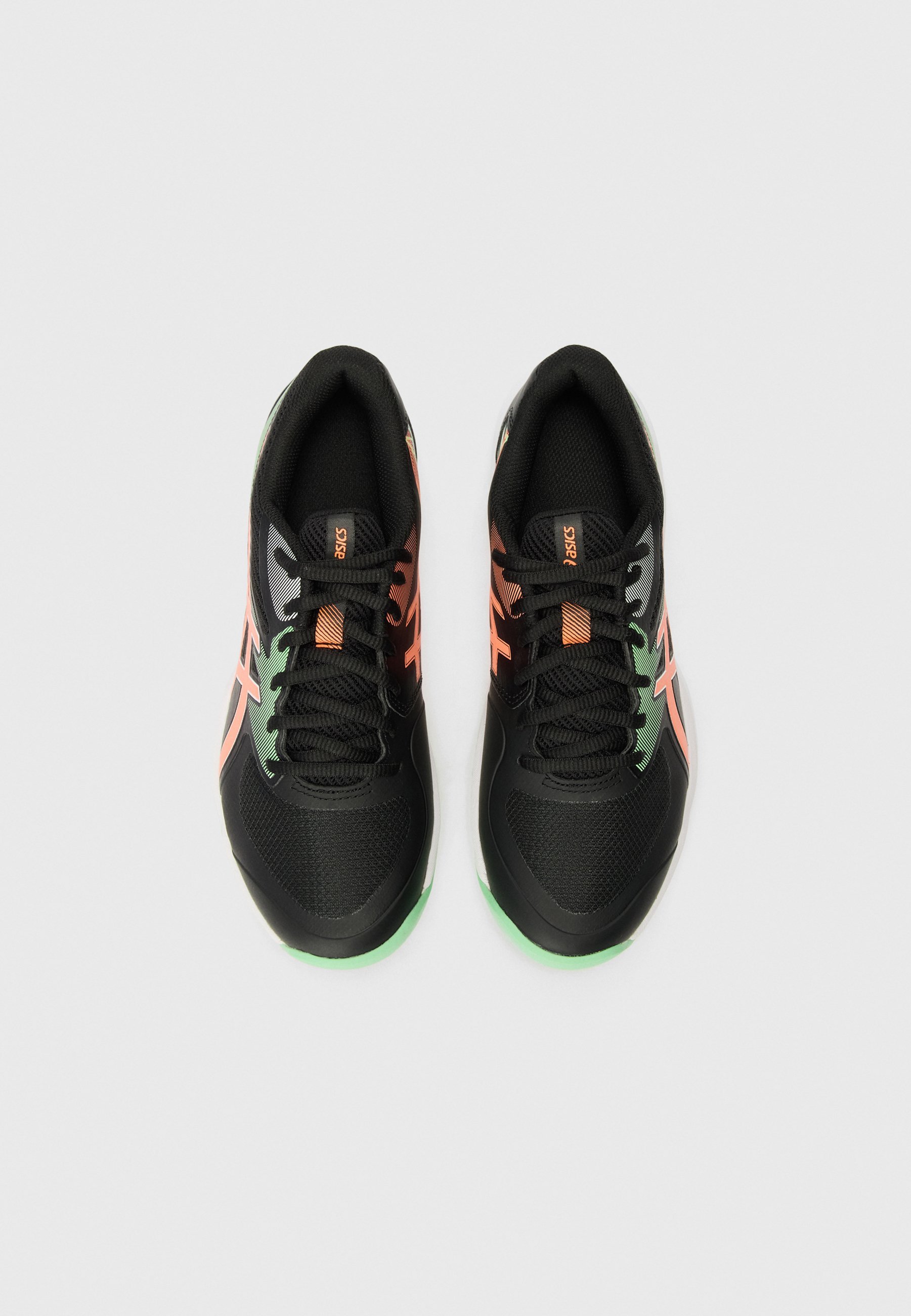 ASICS Padelschoenen - zwart/fel koraal