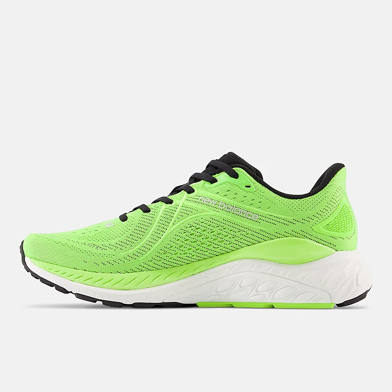 Męskie buty Fresh Foam X 860v13 – farge pikselowy zielony z czarnym i srebrnym metalicznym wykończeniem