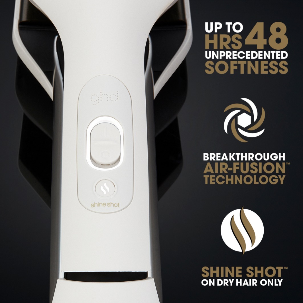 ghd plaukų tiesintuvas Duet Style 2 viename karšto oro formavimo priemonė, balta