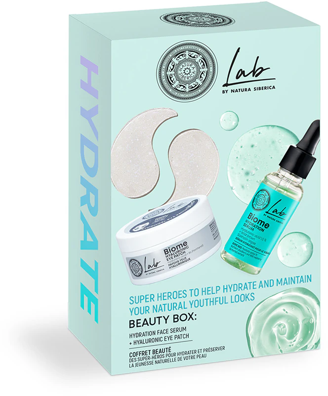 Kit de presente hidratante intensivo Natura Siberica Lab Beauty Box