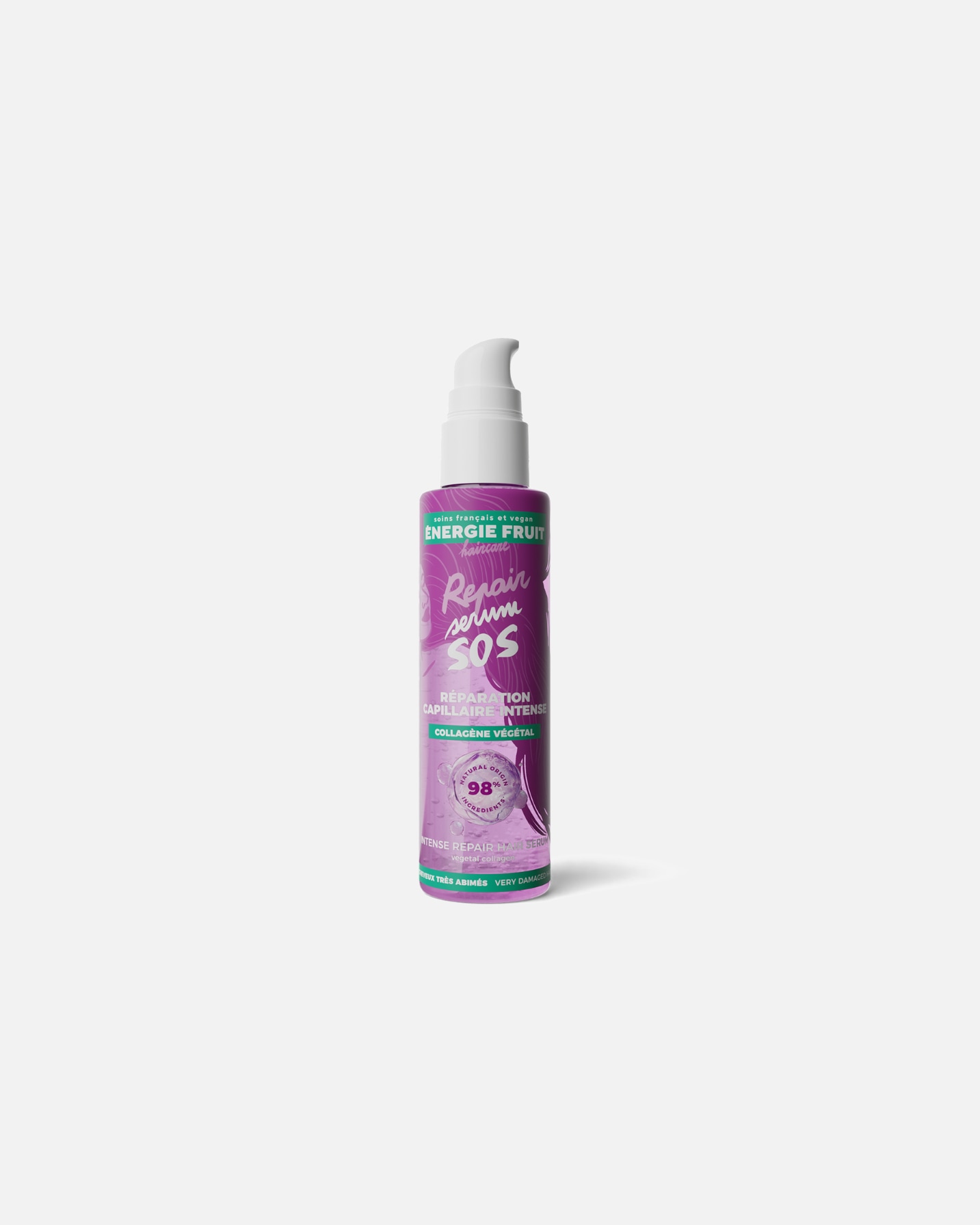 Energie Fruit serum capillaire sos reparation intense - cheveux tres abimes - collagene vegetal