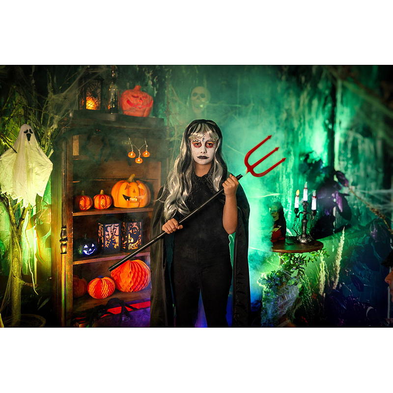 Cape noire taille unique pour Halloween