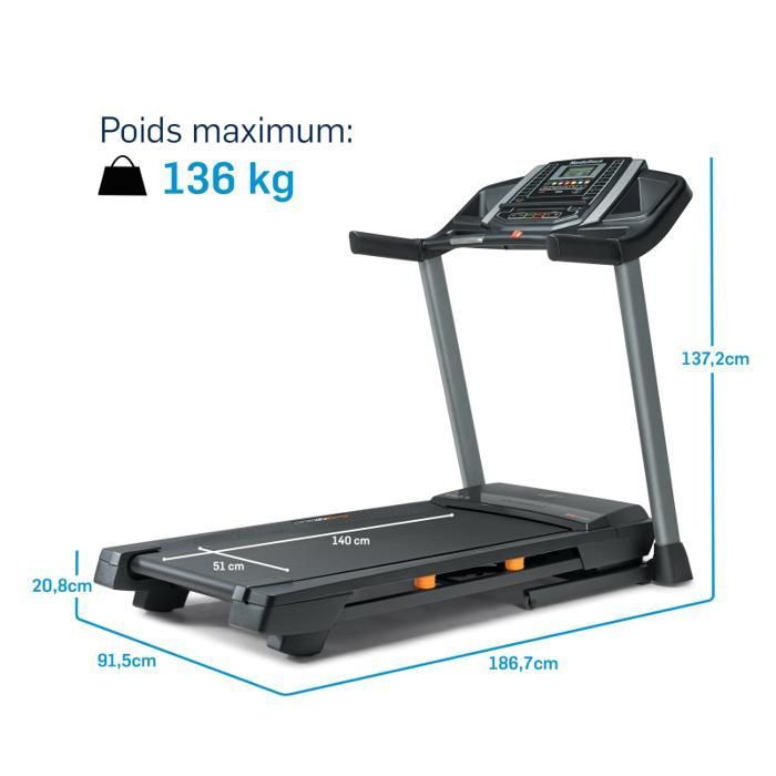 T 6.5 S Connected iFIT Laufband / 16 km/h / Steigung 0 - 10 %