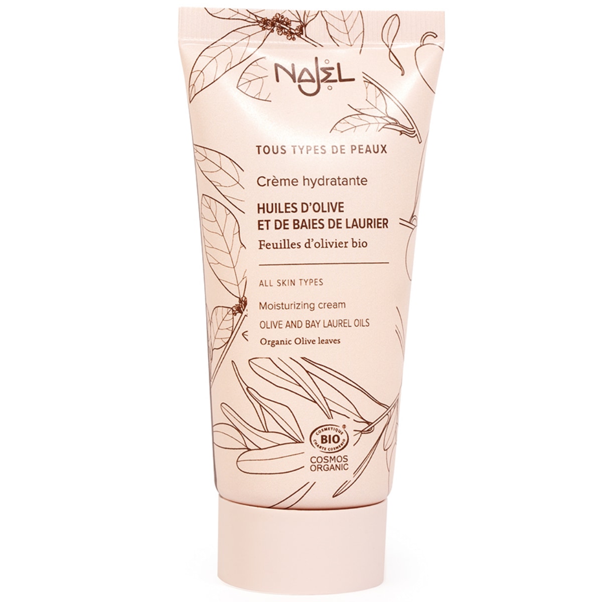 Crema viso idratante Najel con olio d'oliva e alloro – 50 ml