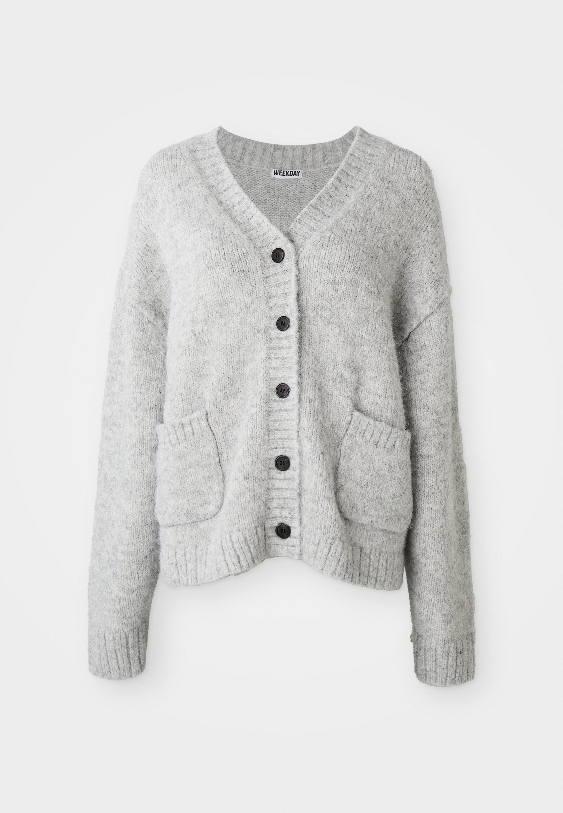 Cardigan da giorno - grigio mélange