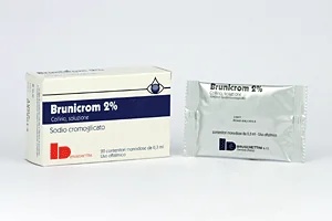 Collyre Brunicrom, 20 flacons unidoses de 0,3 ml à 2 %