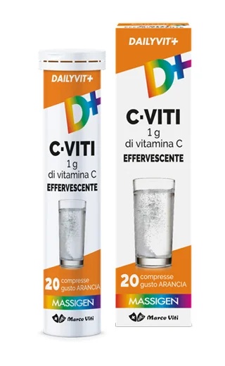 MASSIGEN Massigen C Viti 20 comprimidos efervescentes Defensa inmune
