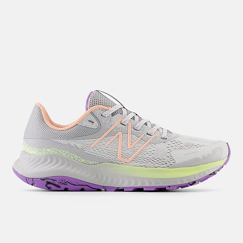 DynaSoft Nitrel V5 Damenschuhe – Grey Matter mit Guava Ice und Limelight