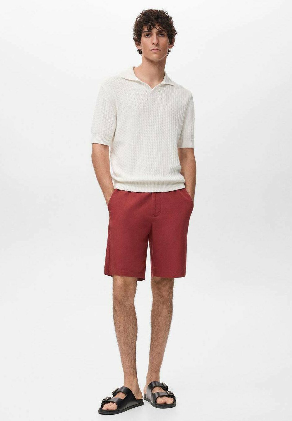 Polo Mango - color bianco sporco