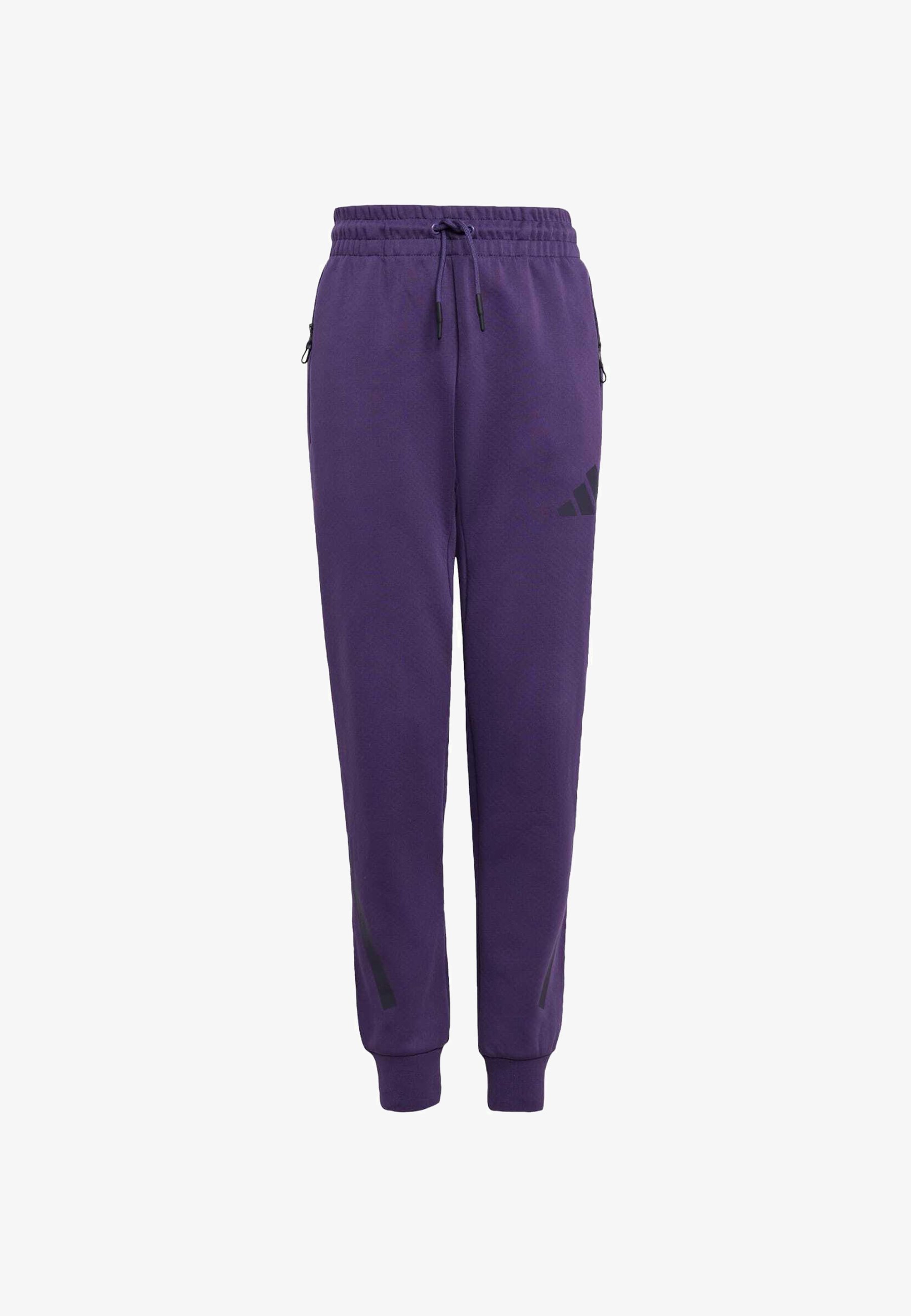 adidas Performance JUNIOR - Bas de survêtement - prune aurore, noir aurore