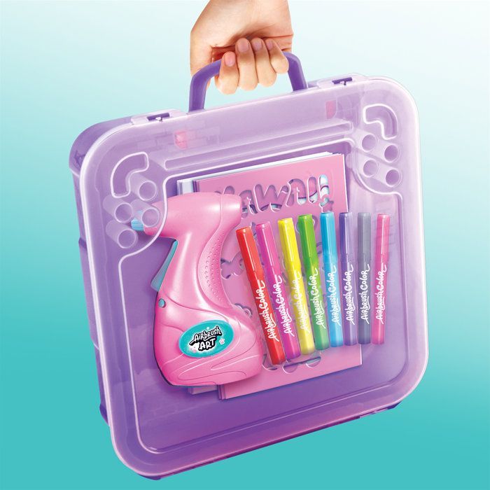 Mallette d'activités avec spray électronique, pochoirs et feutres Airbrush Art - Canal Toys AIR 017 Canal Toys