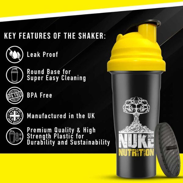 Nuke Nutrition Protein Shaker Gym Bottle - 700ml | Zdraví | Superdrug