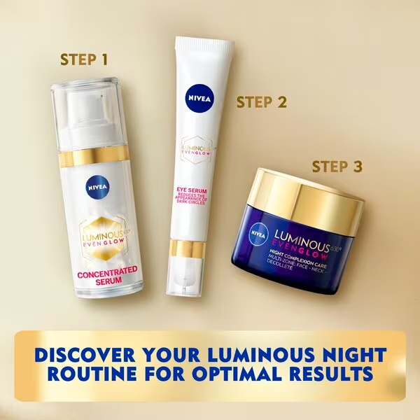 NIVEA Cellular Luminous 630 nočna krema proti mozoljem<br>50 ml - za vse tipe kože
