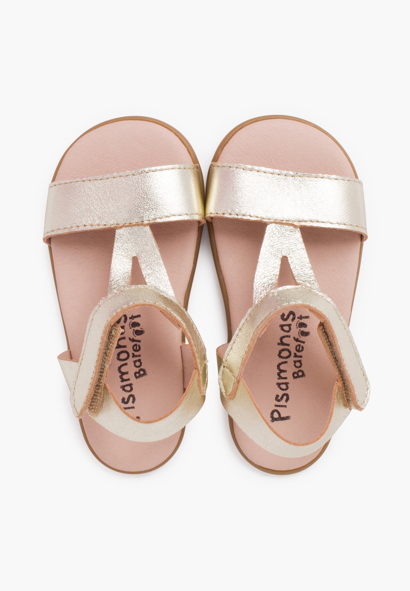Pisamonas BAREFOOT TIRAS EMPEINE - Babyschoentjes - oro