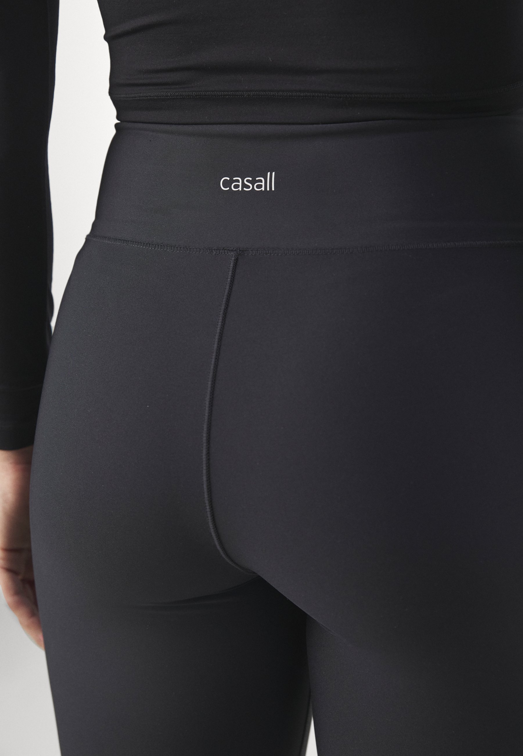 Casall OVERLAP - Leggings - zwart