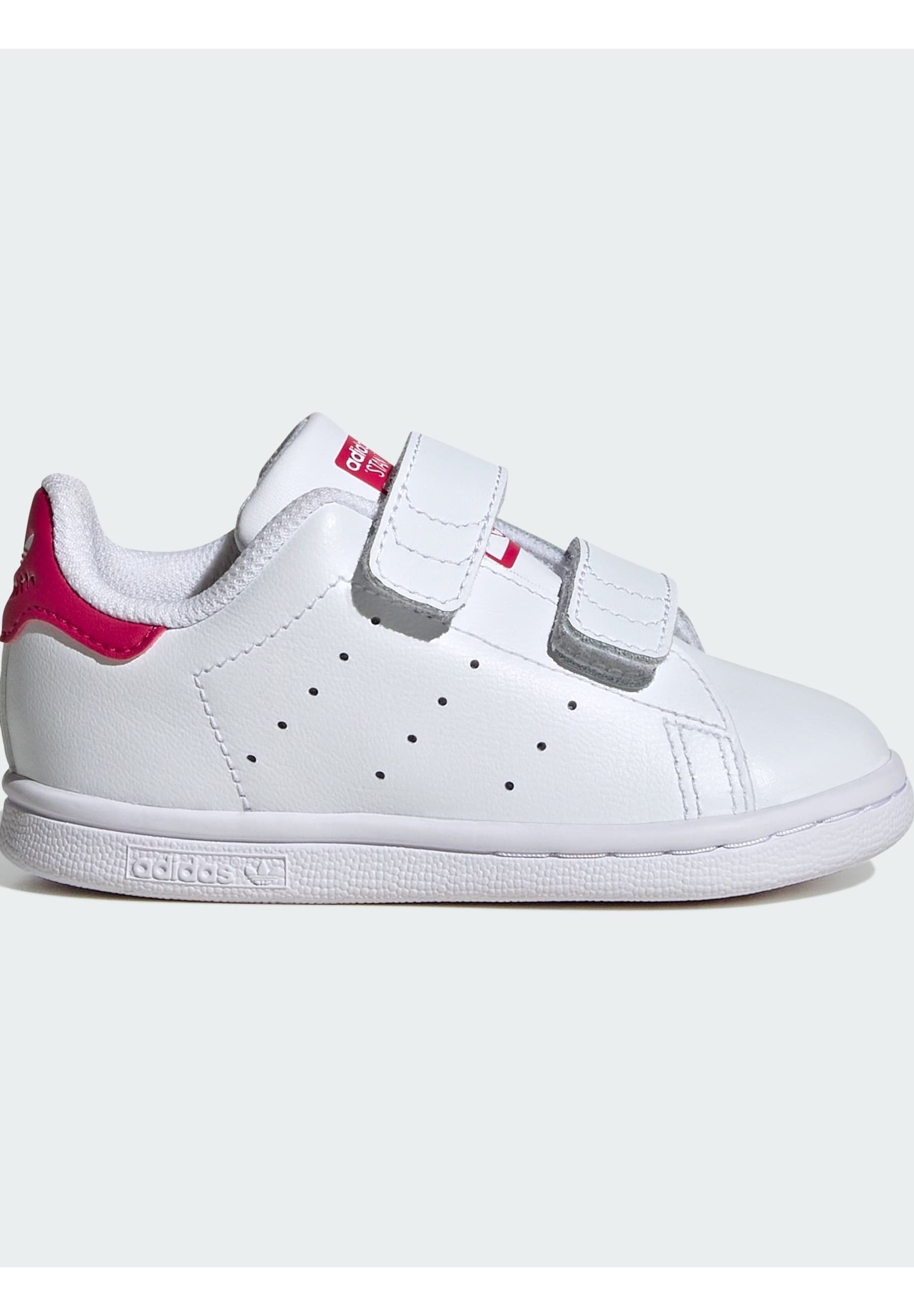adidas Originals STAN SMITH COMFORT CLOSURE KIDS - Chaussures bébé - blanc/blanc/rose vif