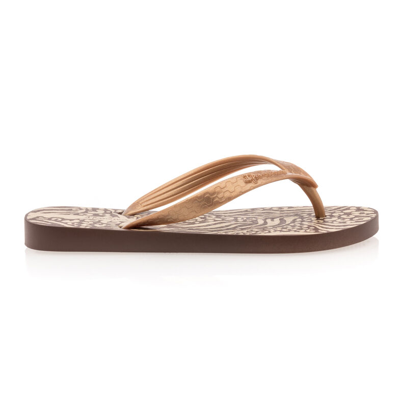 Sandalias de dedo marrones para mujer