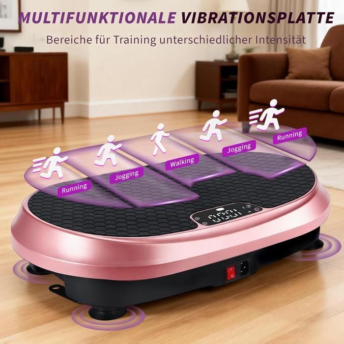 Plateforme vibrante - NETTLIFE - Version Pro - 199 niveaux (9 programmes) - Haut-parleur intégré - Charge 150 kg