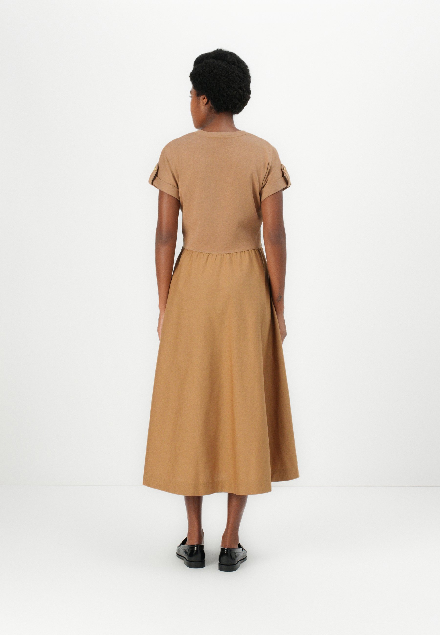 Tommy Hilfiger MODERN CODY MIDI MIX  - Day dress - hickory