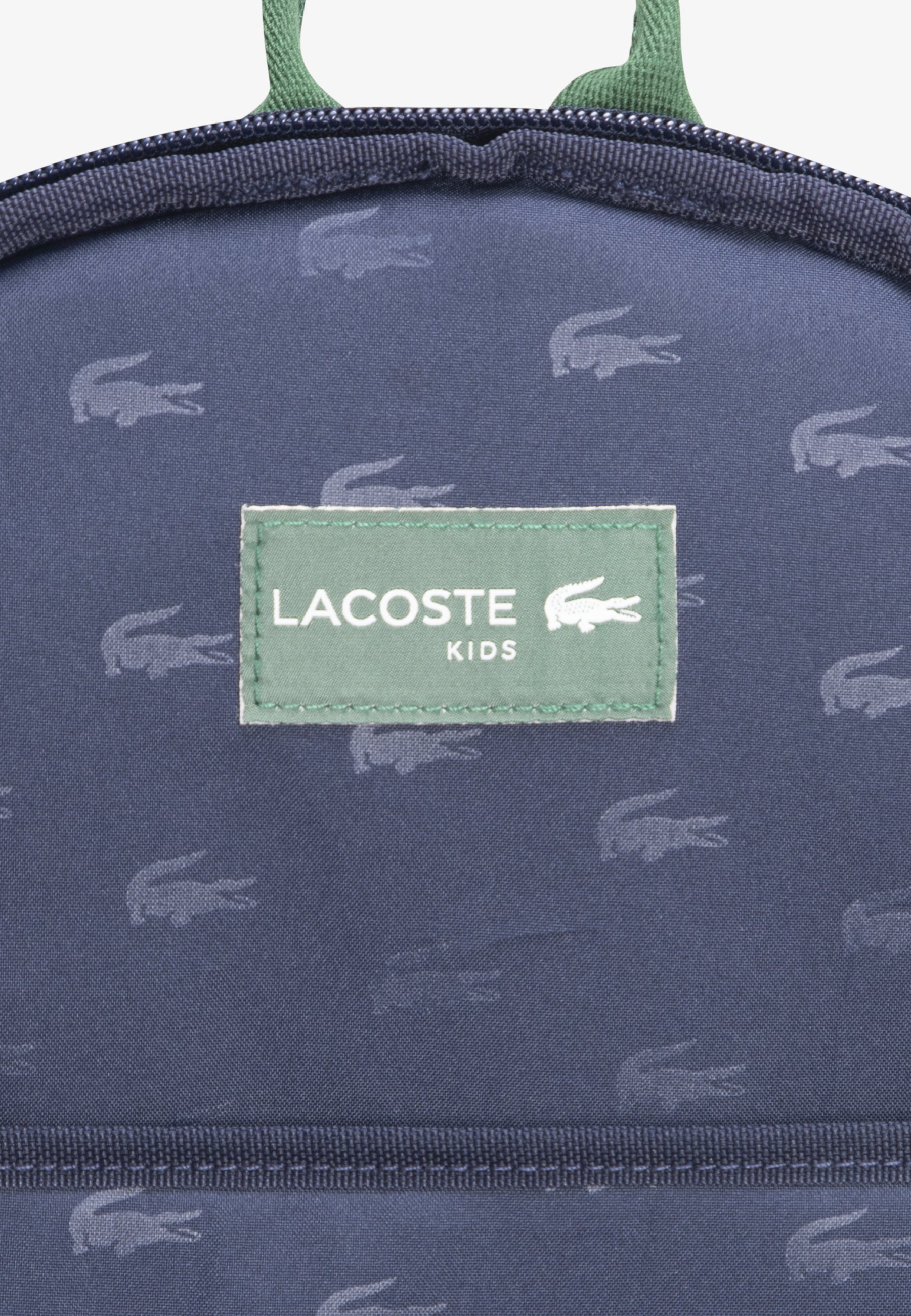 Lacoste CORE SOLID - Schultasche - Dunkelblau/Grün