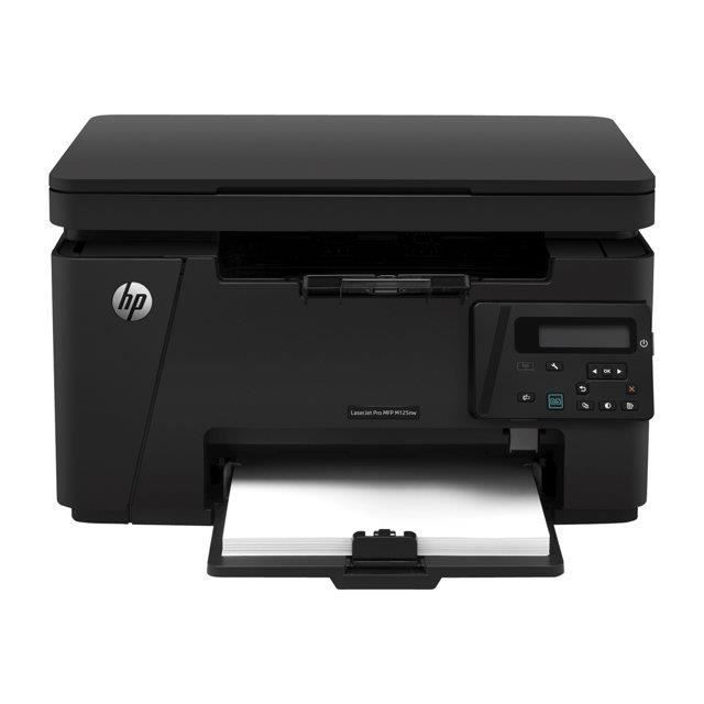 HP LaserJet Pro MFP M125nw Laser Printer - Black - Print speed up to 20 ppm - Built-in WiFi