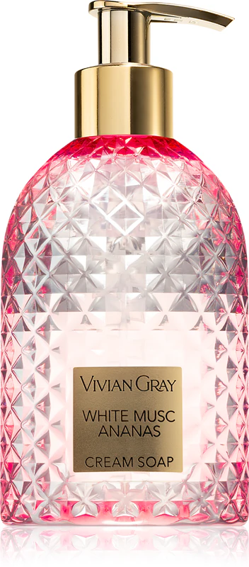 Vivian Gray Gemstone Witte Musk & Ananas Crème Zeep