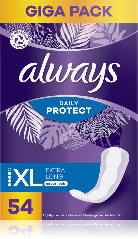 Protetores diários Always Daily Protect Extra Longos Perfumados