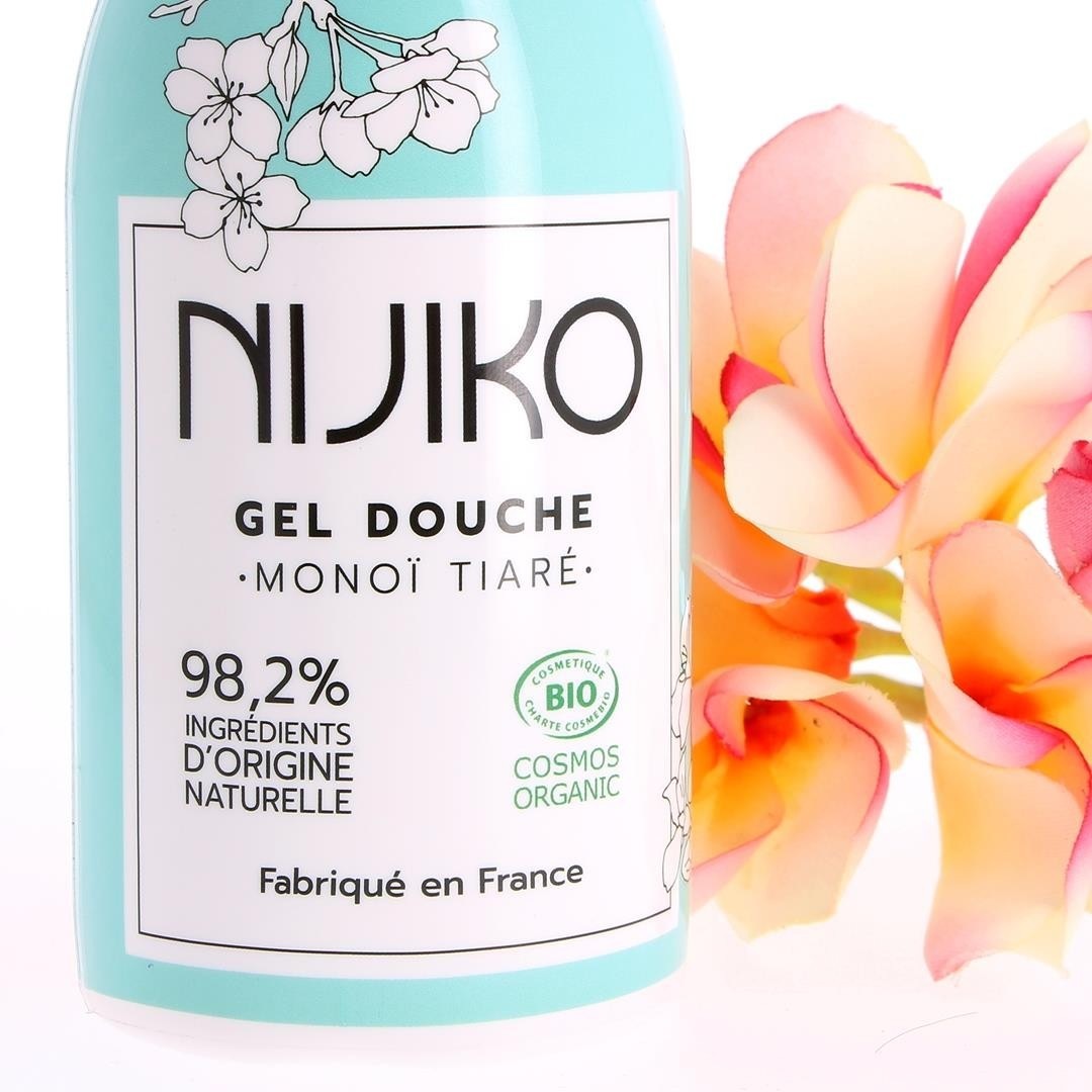 NIJIKO Gel Douche Bio Monoï Tiaré
