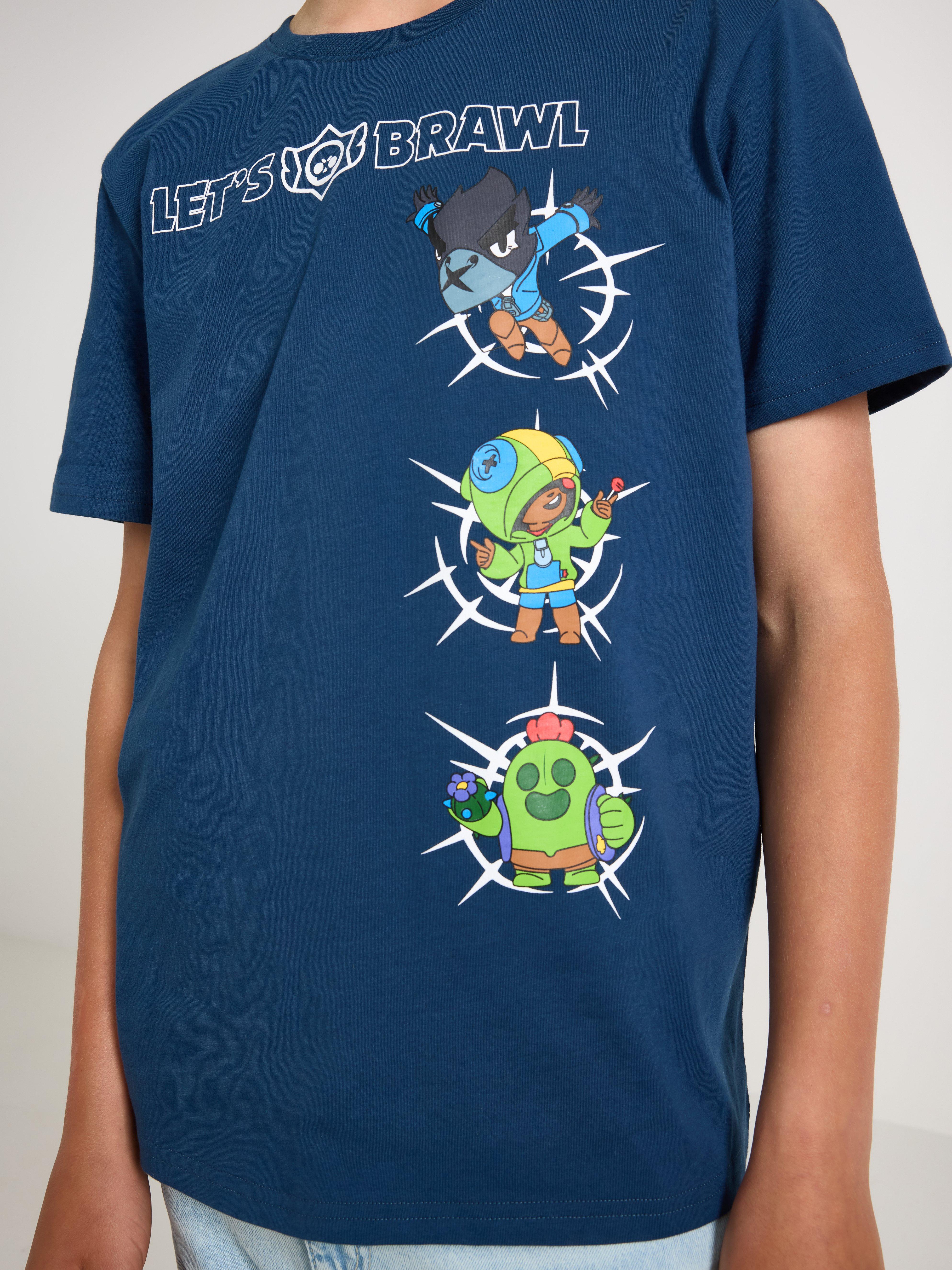 Camiseta Brawl Stars Azul Escuro