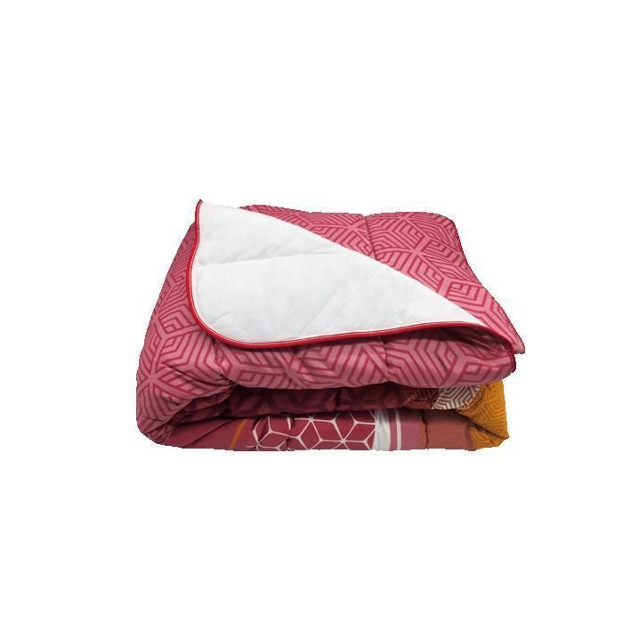Edredón ligero Jasper Red / Tejido no tejido blanco - 1 o 2 personas 200 x 200 cm - MORTREUX