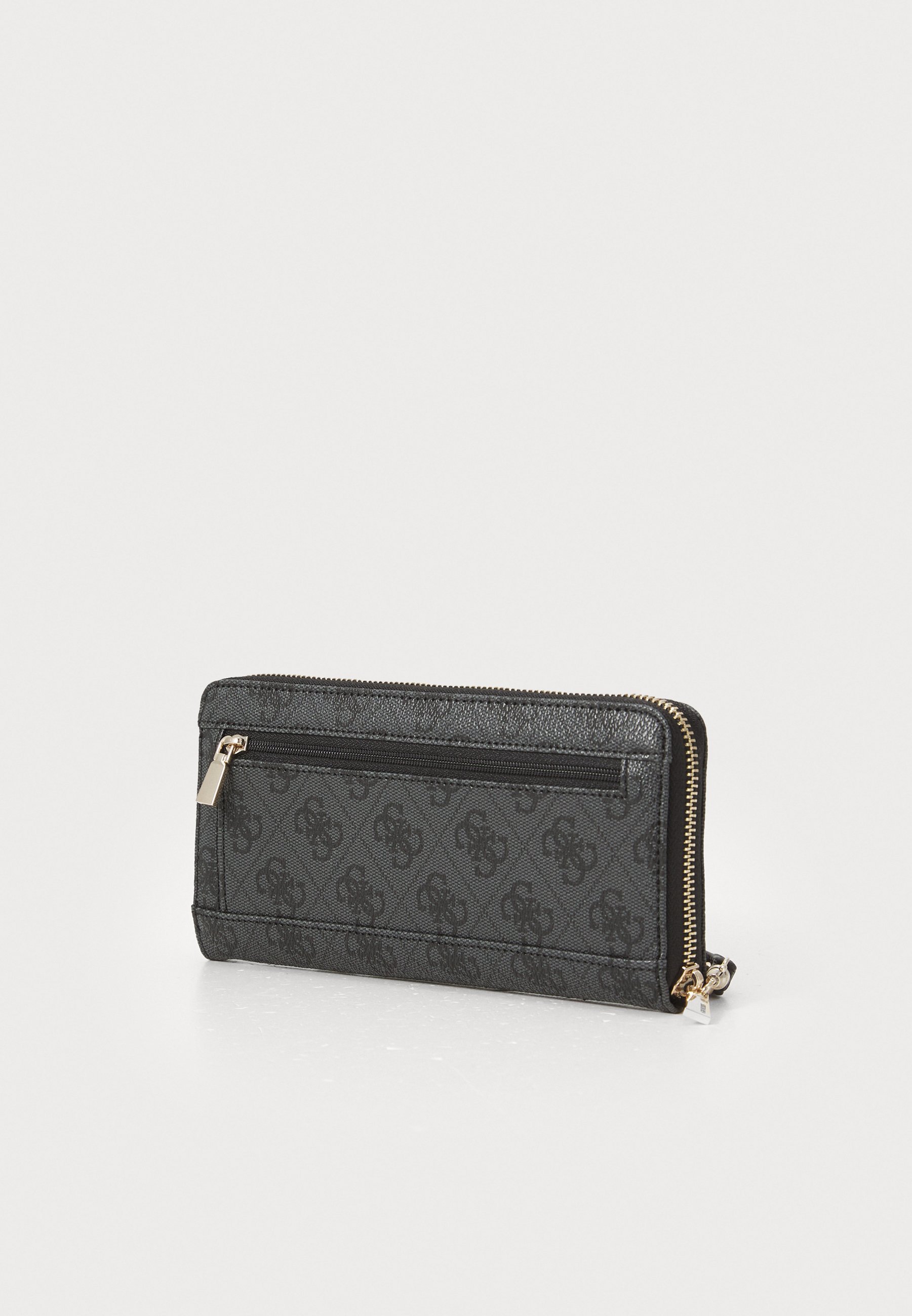 Guess LAUREL LARGE ZIP AROUND - Portfel - ciemnoszary