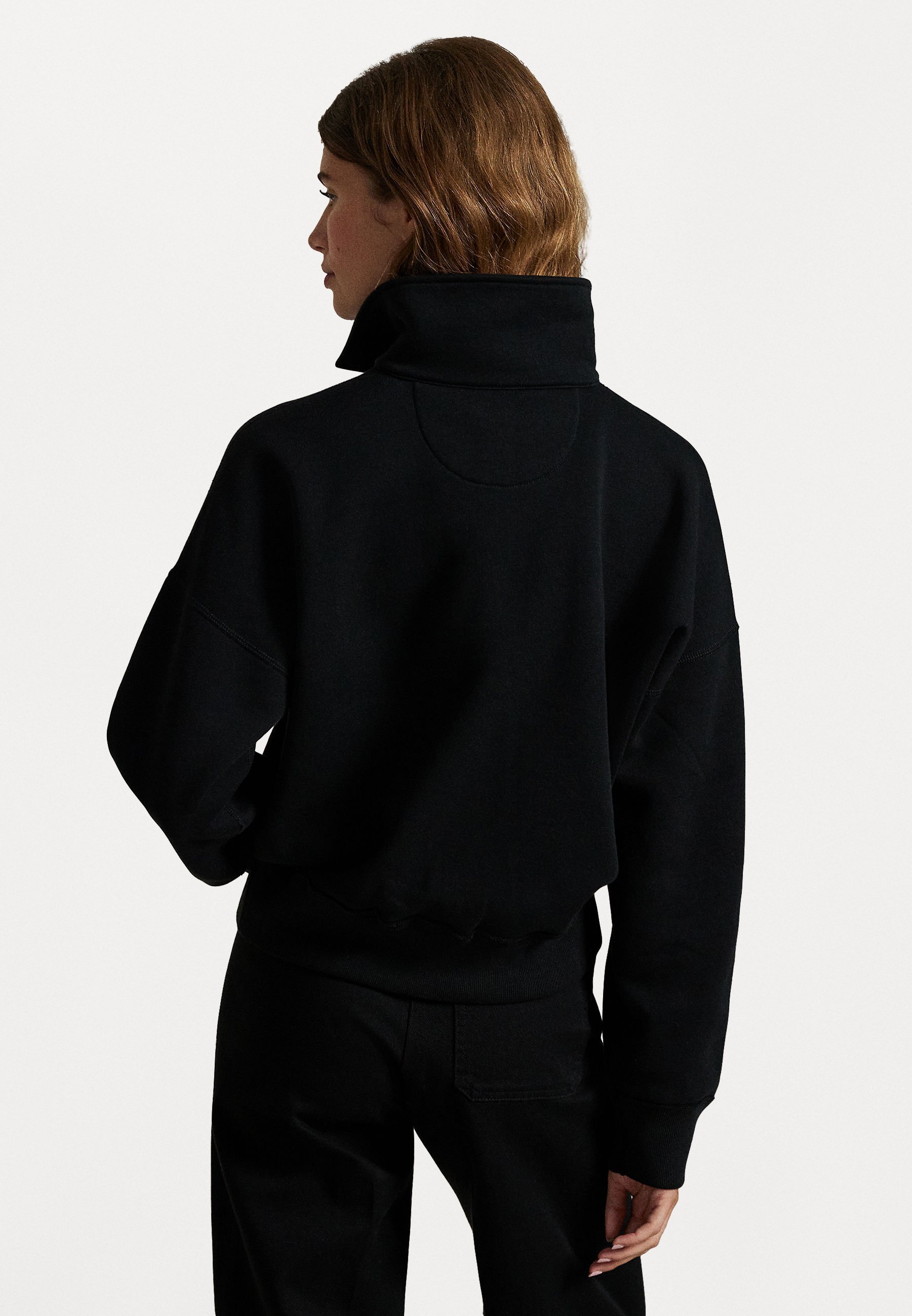 Polo Ralph Lauren FLEECE QUARTER ZIP - Sweatshirt - zwart