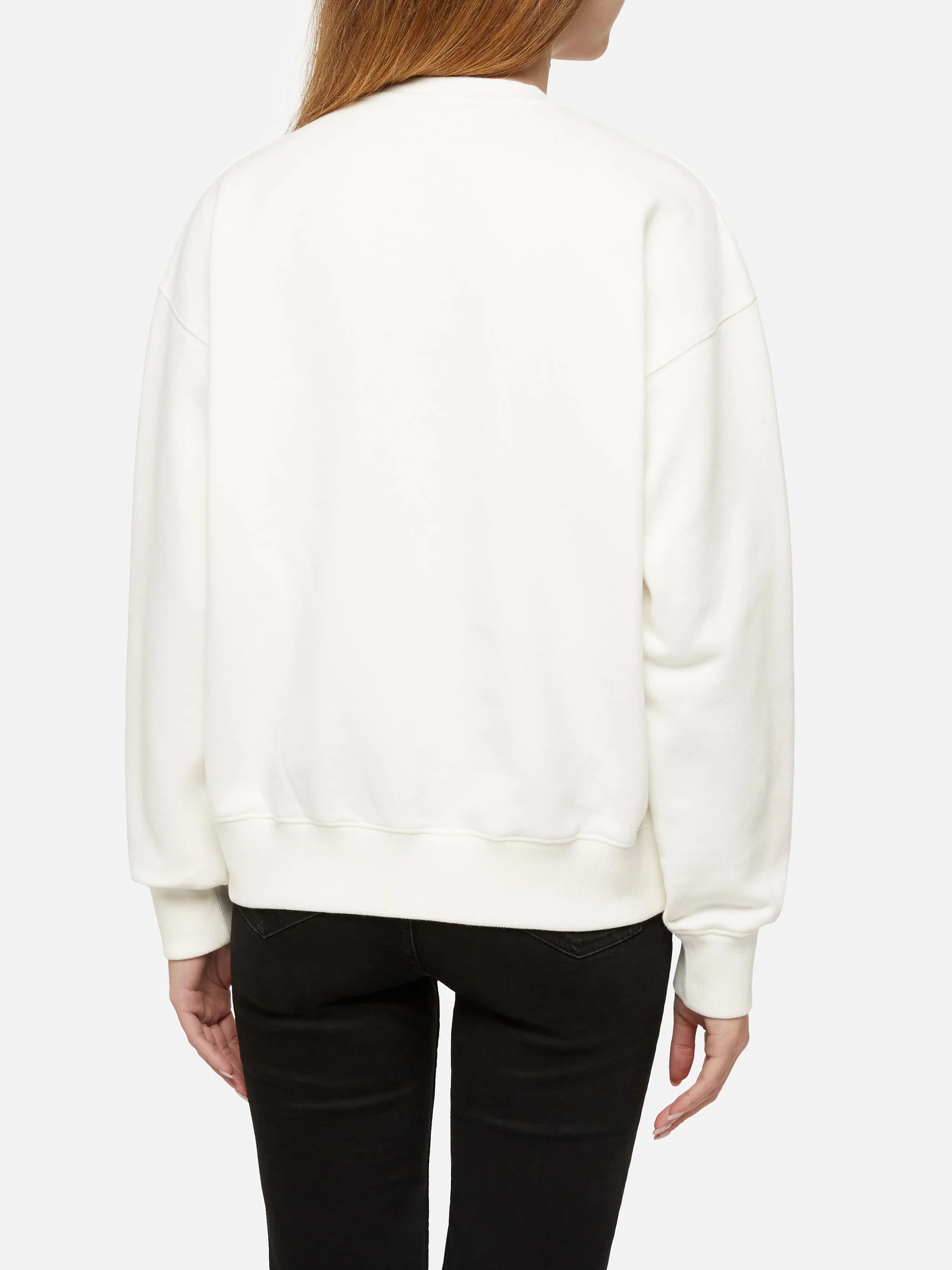 Sweat-shirt en molleton de coton Stardust pour femme avec écussons en pain d'épice