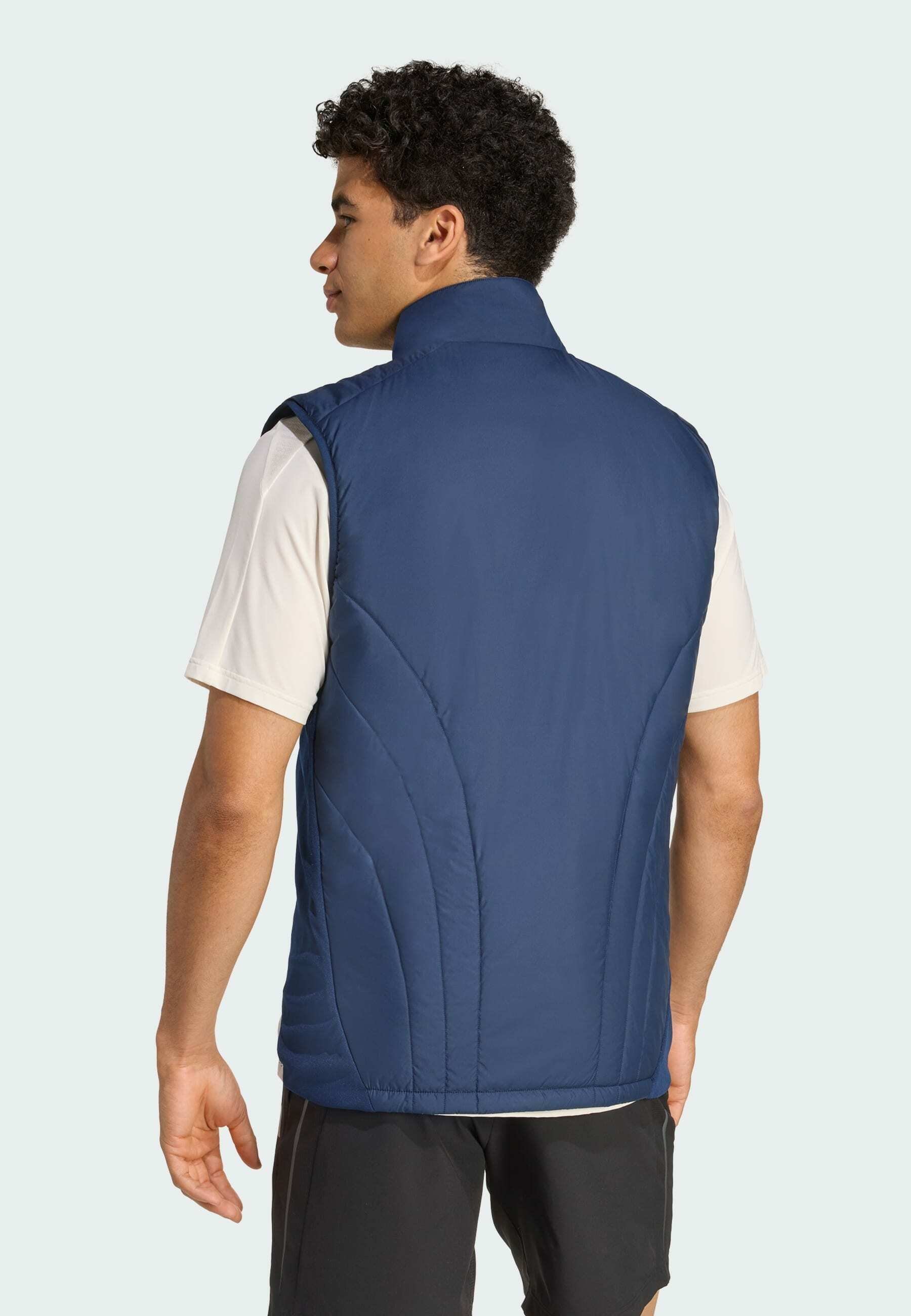 Gilet de performance adidas - bleu marine universitaire