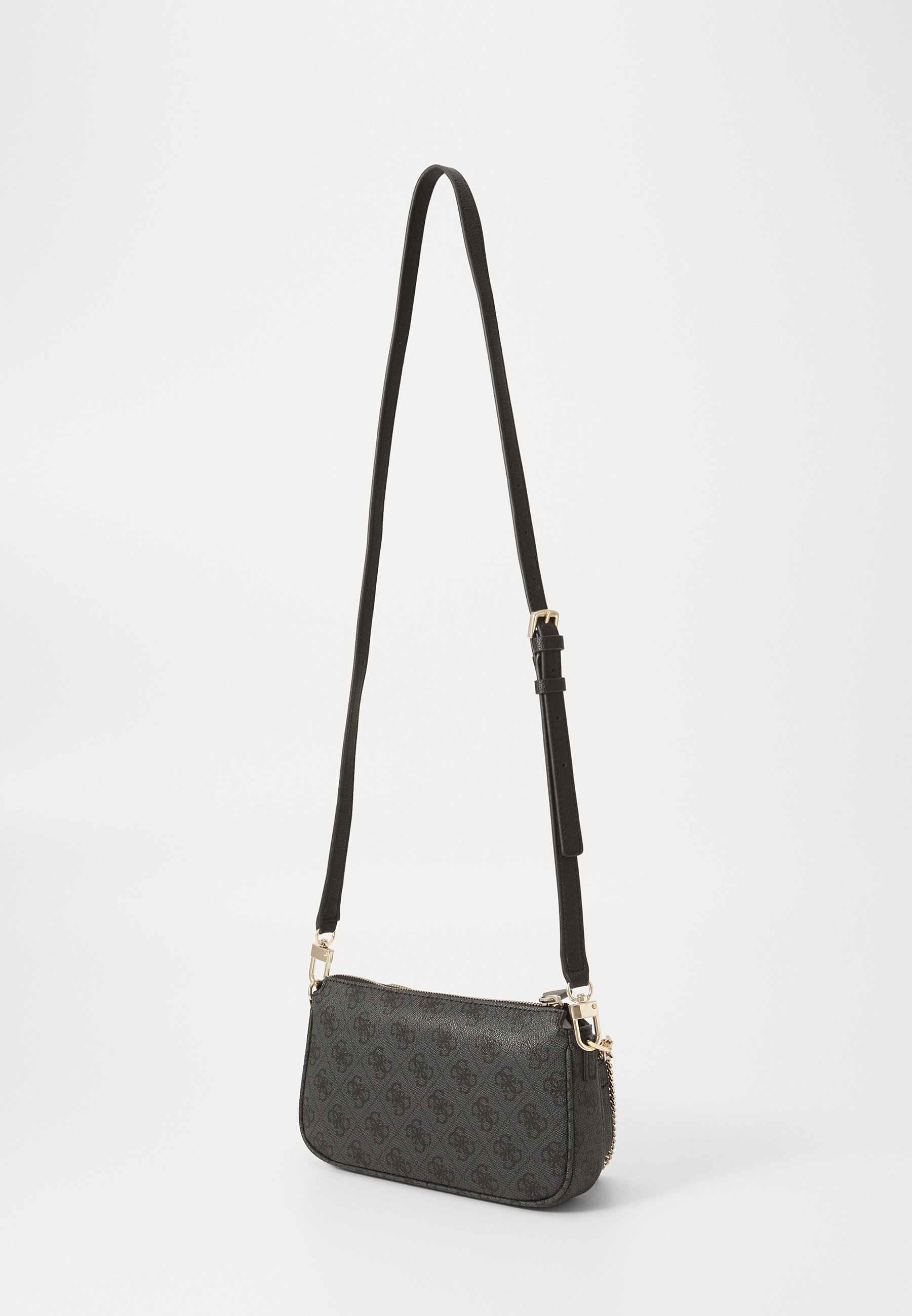 Guess NOELLE II POUCH CROSSBODY - Handtas - antraciet
