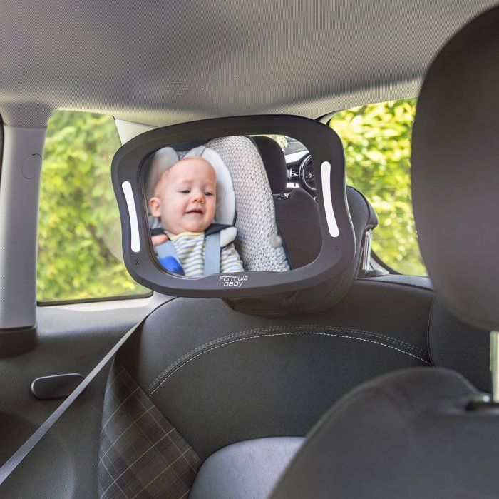 FORMULA BABY XXL LED Car Rearview Mirror