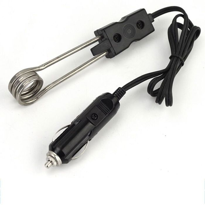 Calentador de agua para coche - MHY® - 12V - 24V - 120-140W - Cobre+PVC+ABS - Compacto - Fácil de transportar
