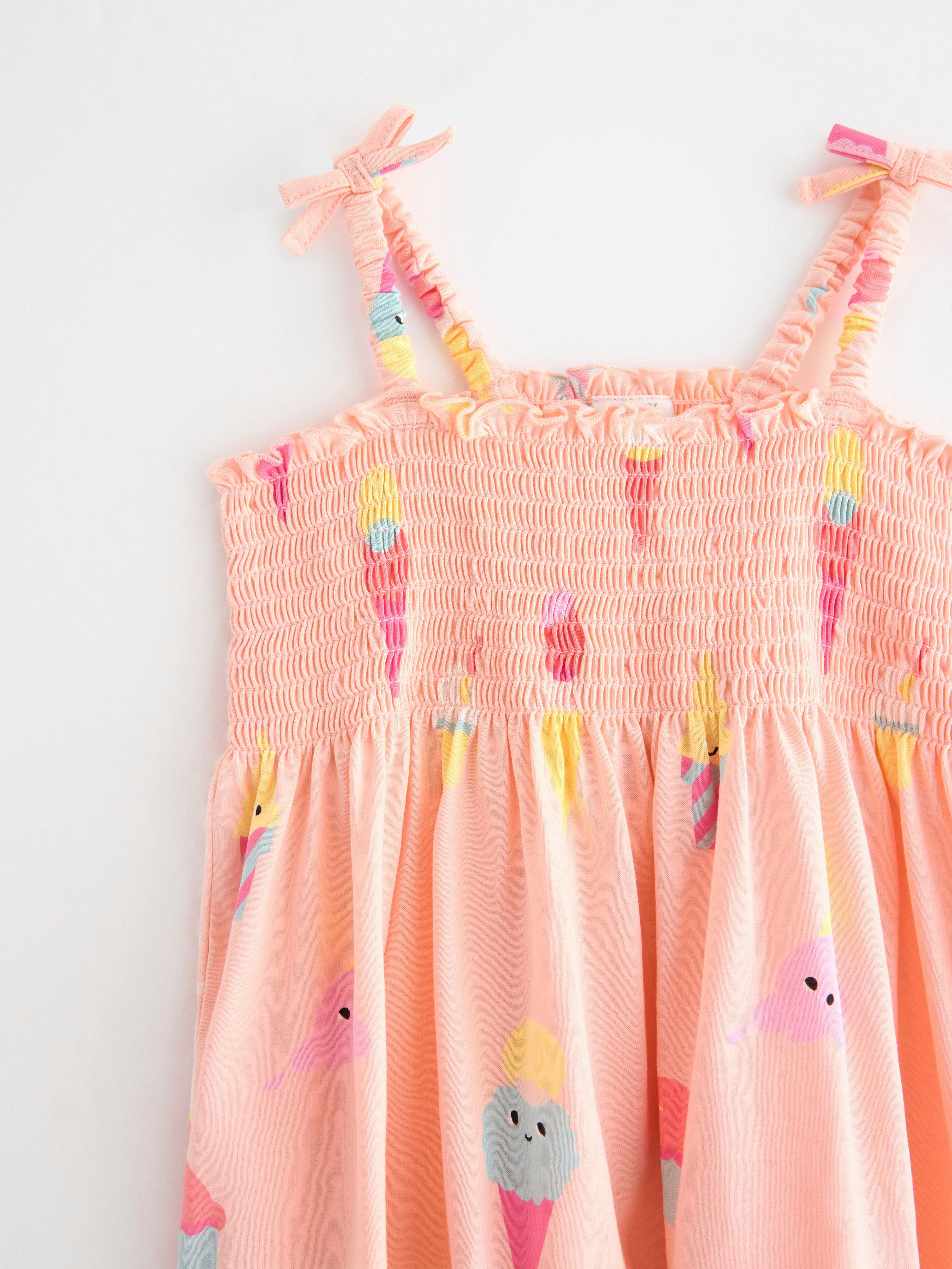 Robe sans manches rose clair
