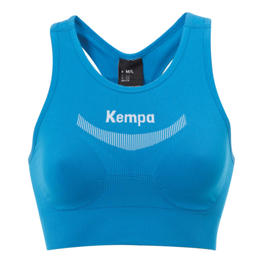  Kempa Damen-Top Attitude Pro, Blau/Weiß