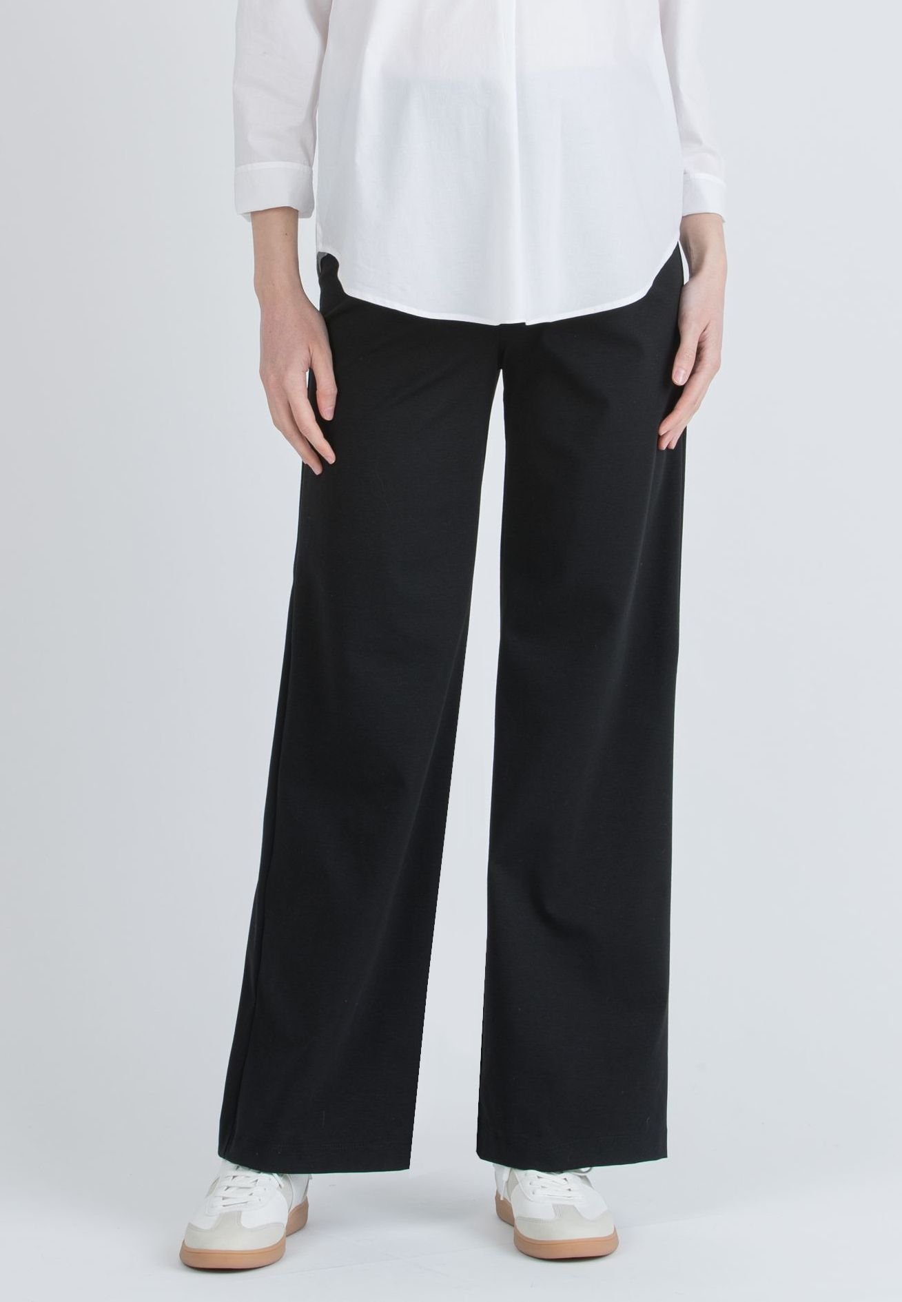 Attesa Maternity KIMBERLY - IN PONTE - Broek - zwart