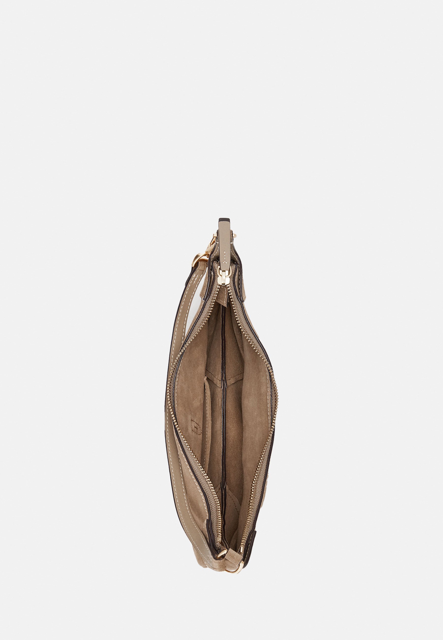 Sac bandoulière Polo Ralph Lauren POLO ID SUEDE MINI - Sac à main - argile