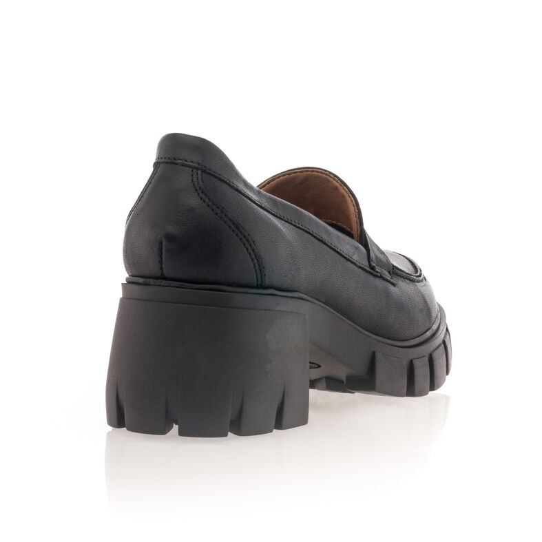 Svarta loafers/båtskor för kvinnor