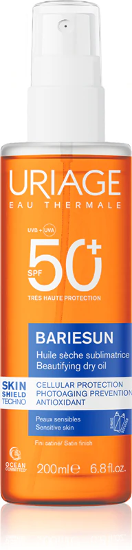 Uriage Bariésun Dry Oil SPF 50+ suchý opaľovací olej SPF 50+