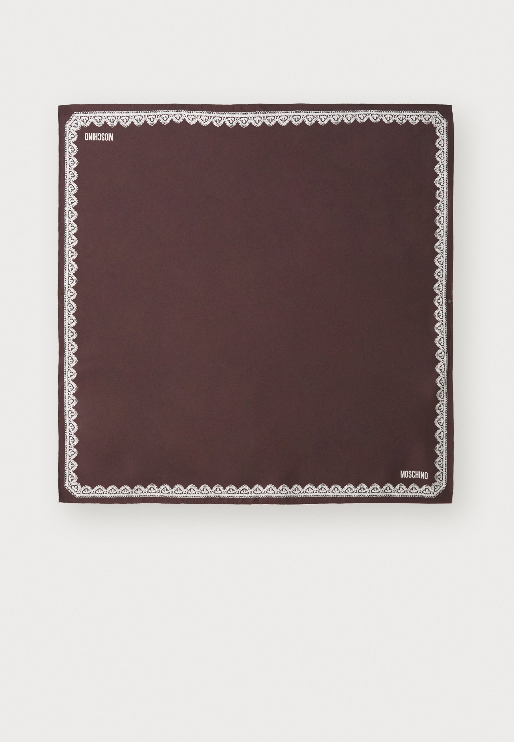 MOSCHINO 90X90 SJAAL - Foulard - bruin