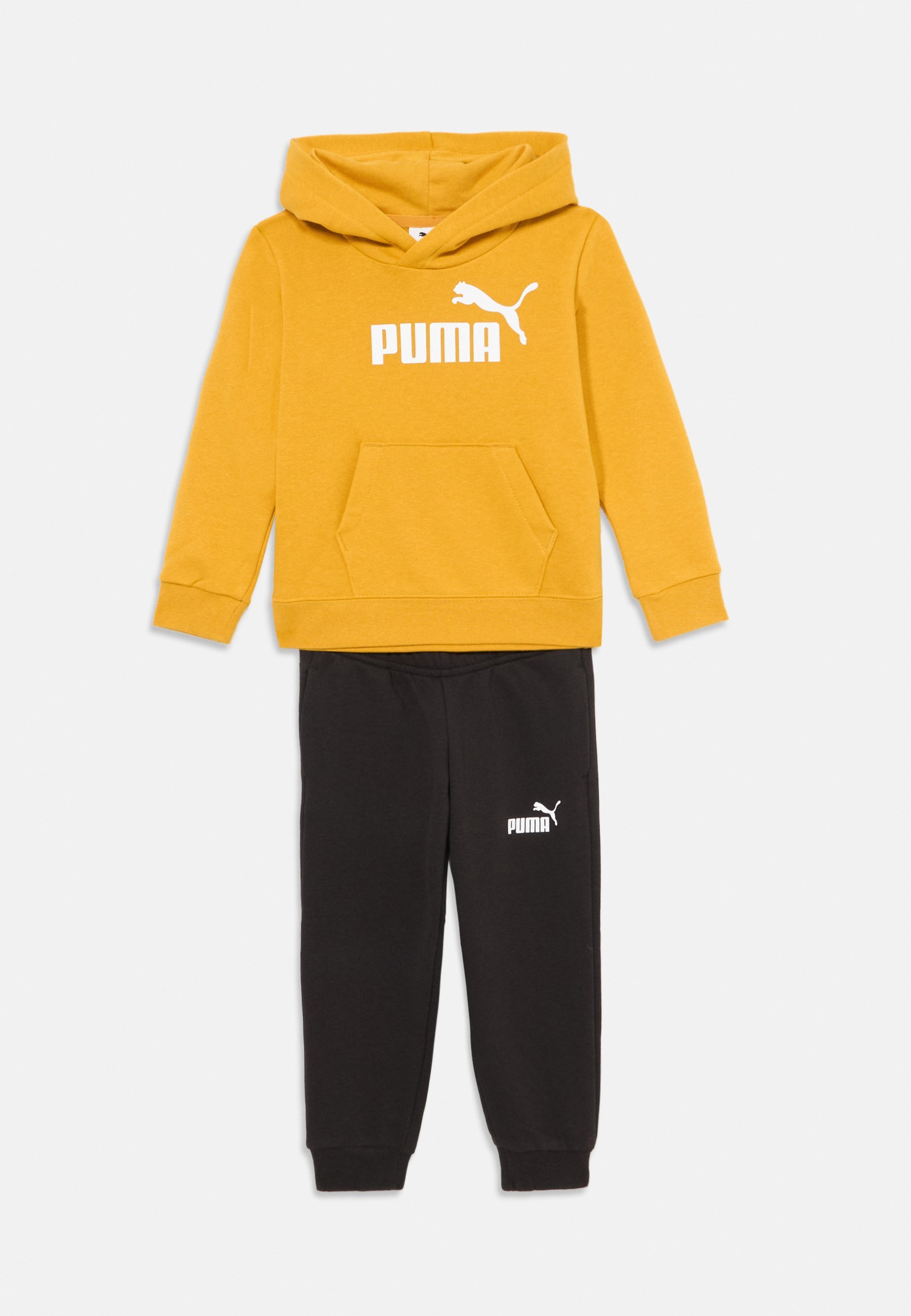 Puma ESS LOGO SUIT UNISEX - Trainingspak - archief goudkleurig/zwart