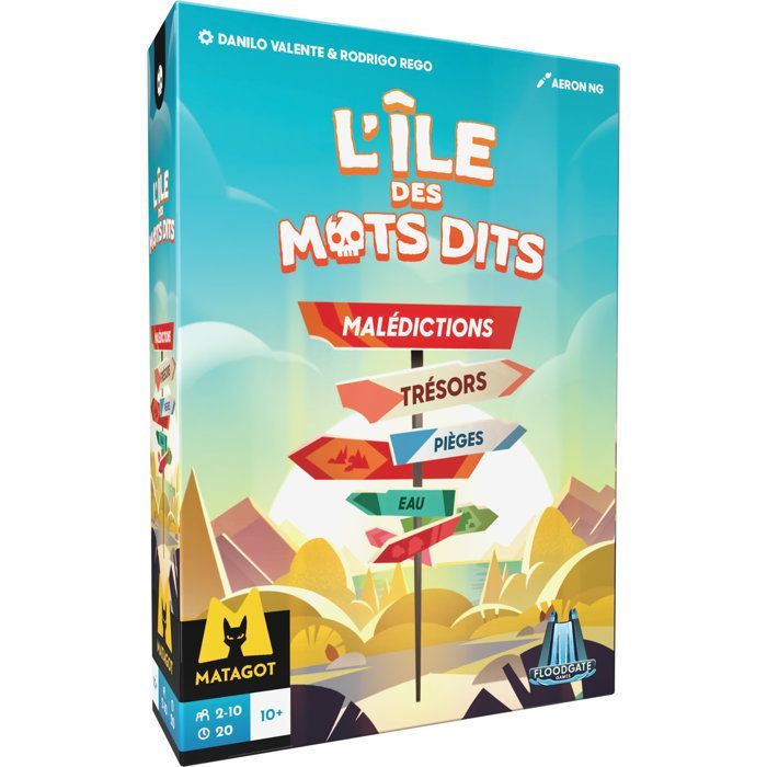 Juego de mesa ASMODEE La Isla de las Palabras Habladas - De 2 a 10 jugadores - Mayores de 10 años - Partidas de 20 minutos - Juego cooperativo o competitivo
