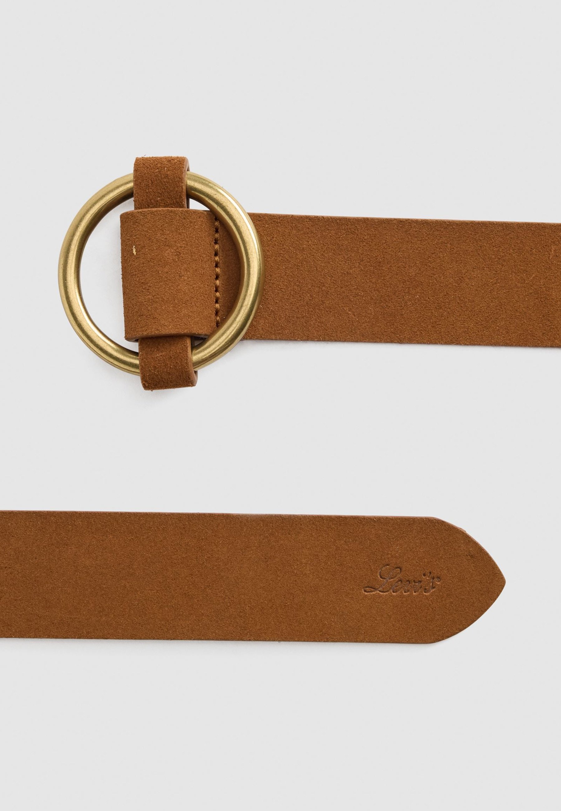 Anello a O Levi's® - Cintura business - pelle marrone