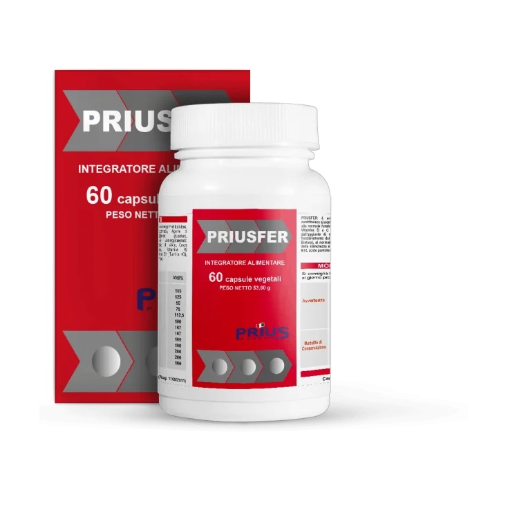 PRIUS PHARMA Priusfer 60 capsules