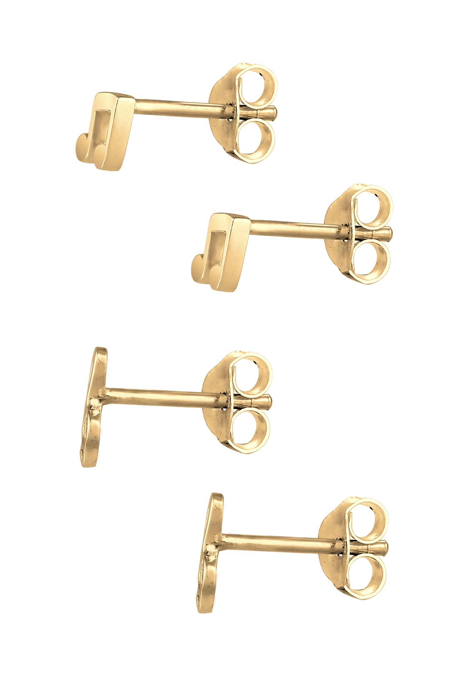 Elli Clefs Symbole Clous d'Oreilles Femme - Argent (925/1000)